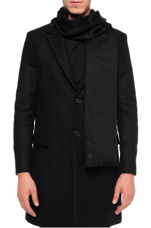 Scarf with an embroidered logo, zdjęcie 2 Scarf with an embroidered logo od Emporio Armani